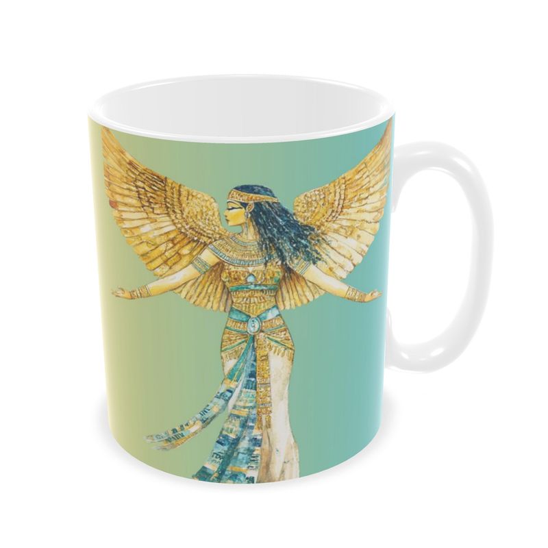 🇬🇧/🇩🇪 Isis – Emerald Waters · Ceramic Mug · Keramik-Tasse für deine Auszeit