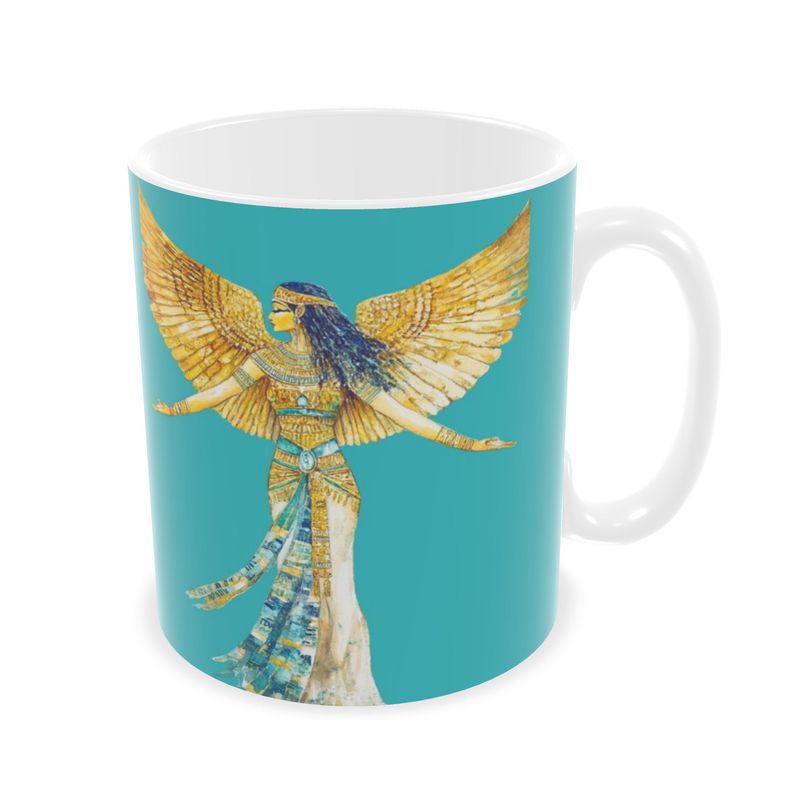 🇬🇧/🇩🇪 Isis – Soul Aqua Ray · Ceramic Mug · Keramik-Tasse für deine Auszeit