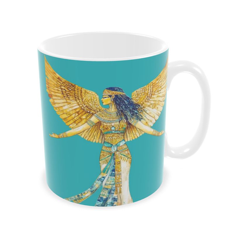 🇬🇧/🇩🇪 Isis – Soul Aqua Ray · Ceramic Mug · Keramik-Tasse für deine Auszeit