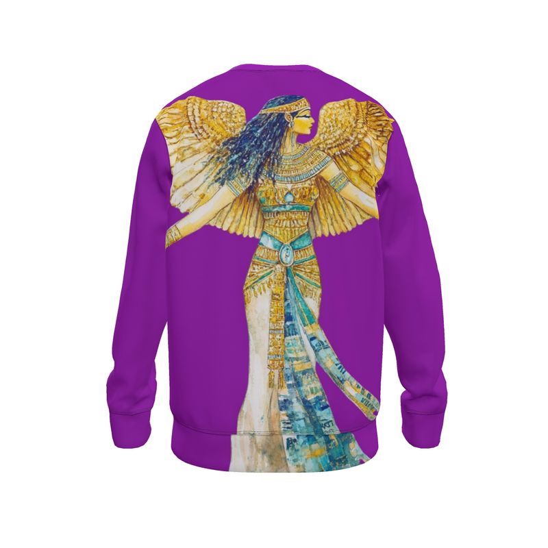 Isis Mystic Violet Flame 🇬🇧 Designer Sweatshirt for Women 🇩🇪 Damen Designer Sweatshirt