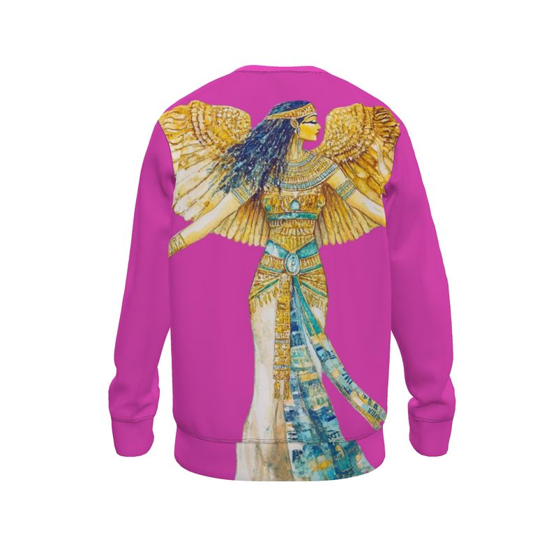 Isis Heart Rose Flame 🇬🇧 Designer Sweatshirt for Women 🇩🇪 Damen Designer Sweatshirt