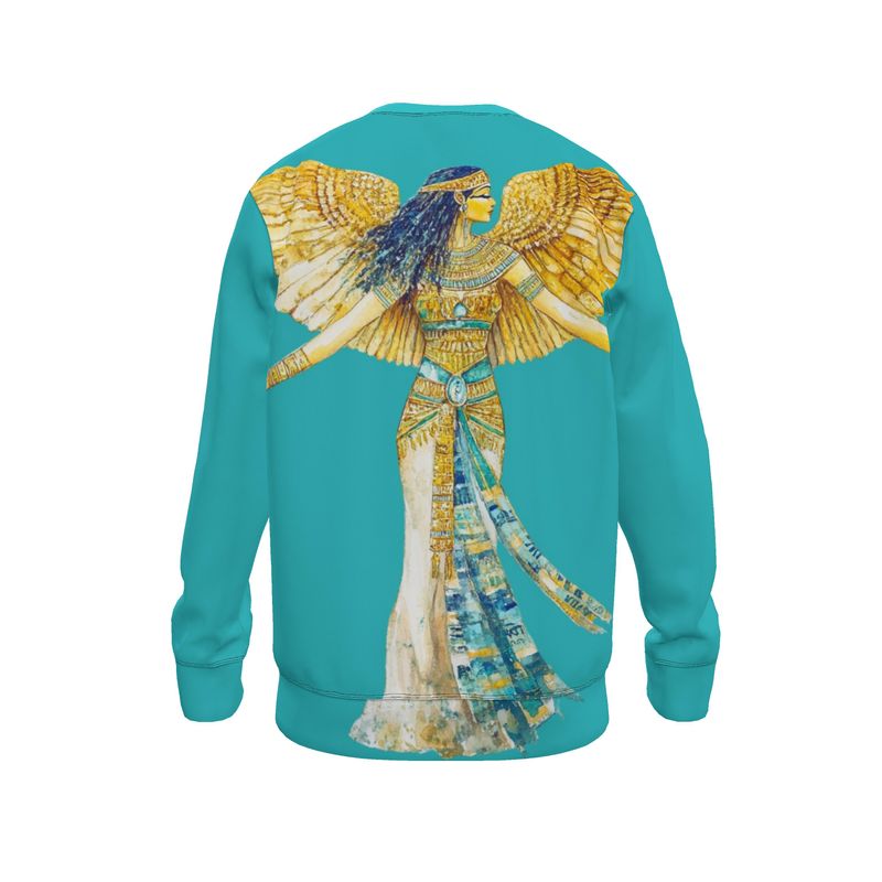 Isis Soul Aqua Ray 🇬🇧 Designer Sweatshirt for Women 🇩🇪 Damen Designer Sweatshirt