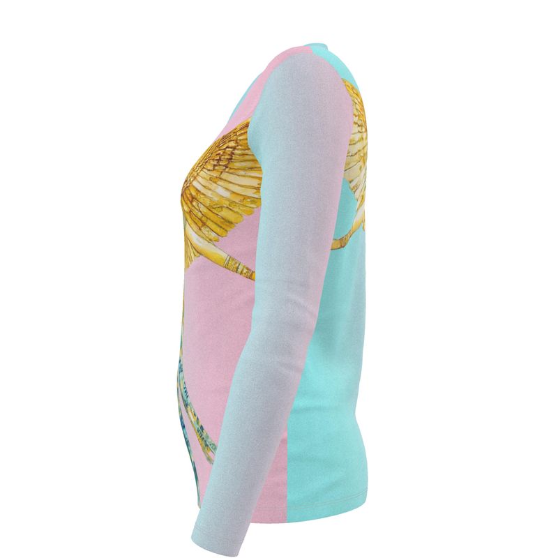 Isis Light Ascension  🇬🇧 Designer Women’s Long Sleeve Shirt  🇩🇪 Designer Damen-Langarmshirt