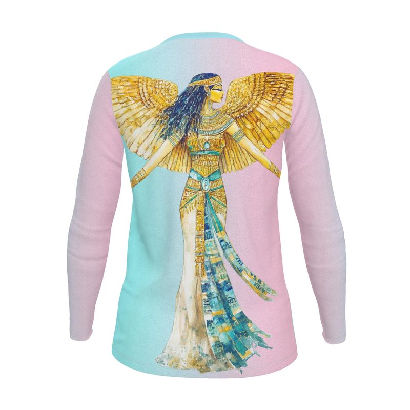 Isis Light Ascension  🇬🇧 Designer Women’s Long Sleeve Shirt  🇩🇪 Designer Damen-Langarmshirt