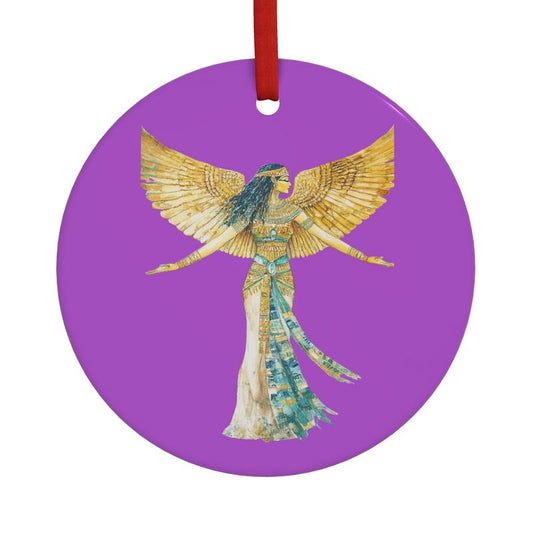 🇬🇧/🇩🇪 Isis – Mystic Violet Flame · Sacred Ornament · Segensanhänger