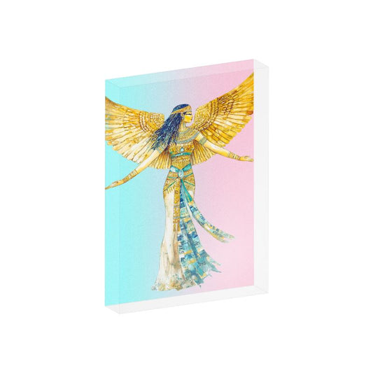 🇬🇧/🇩🇪 Isis – Light Ascension · Acrylic Blessing Block · Lichtbild für deinen Raum