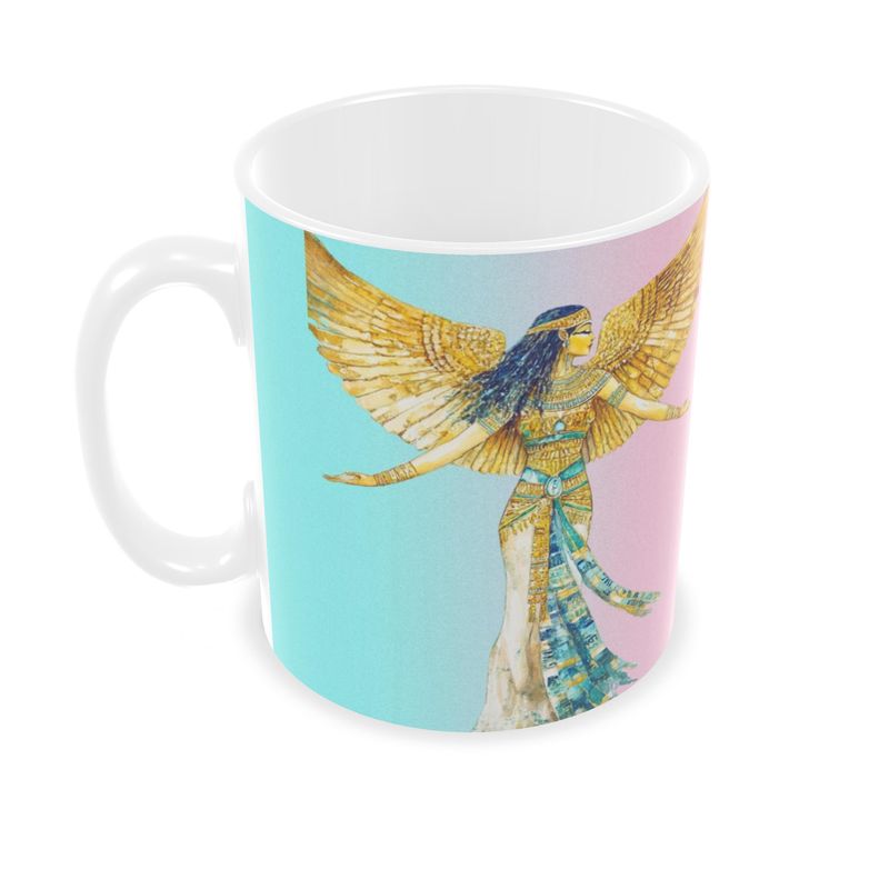 🇬🇧/🇩🇪 Isis – Light Ascension · Ceramic Mug · Keramik-Tasse für deine Auszeit