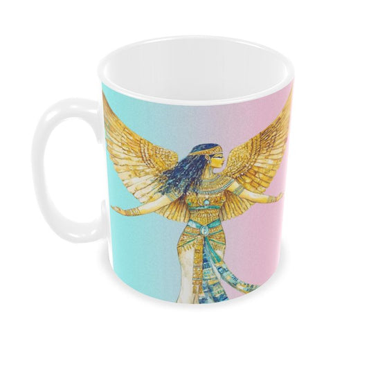 🇬🇧/🇩🇪 Isis – Light Ascension · Ceramic Mug · Keramik-Tasse für deine Auszeit