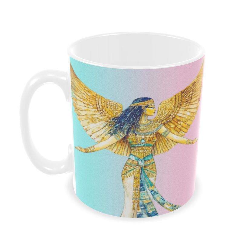 🇬🇧/🇩🇪 Isis – Light Ascension · Ceramic Mug · Keramik-Tasse für deine Auszeit