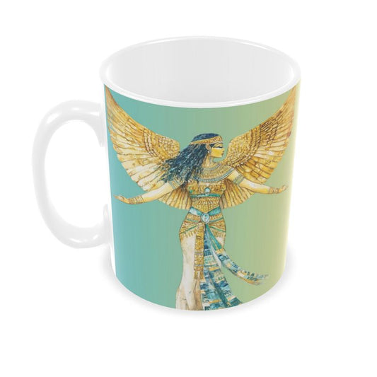 🇬🇧/🇩🇪 Isis – Emerald Waters · Ceramic Mug · Keramik-Tasse für deine Auszeit