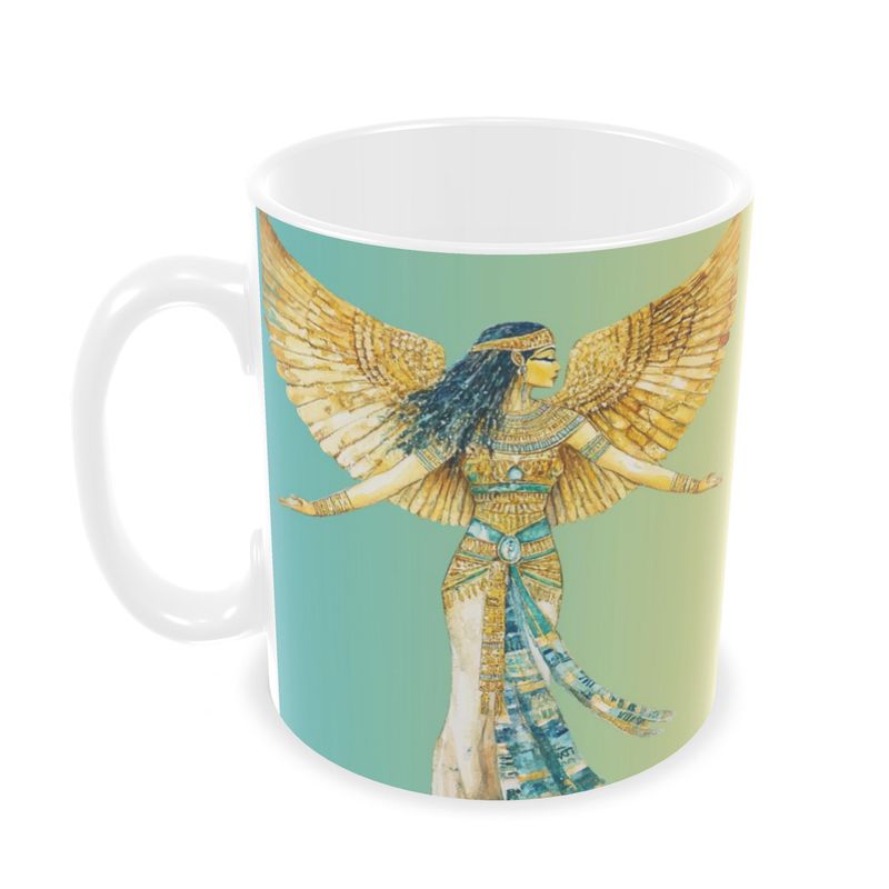 🇬🇧/🇩🇪 Isis – Emerald Waters · Ceramic Mug · Keramik-Tasse für deine Auszeit