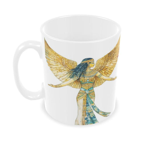 🇬🇧/🇩🇪 Isis – Pure Light · Ceramic Mug · Keramik-Tasse für deine Auszeit