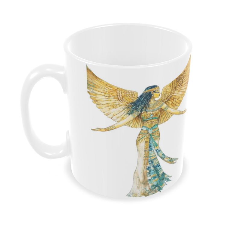 🇬🇧/🇩🇪 Isis – Pure Light · Ceramic Mug · Keramik-Tasse für deine Auszeit
