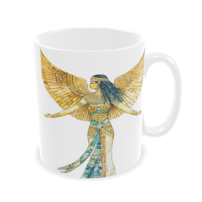 🇬🇧/🇩🇪 Isis – Pure Light · Ceramic Mug · Keramik-Tasse für deine Auszeit