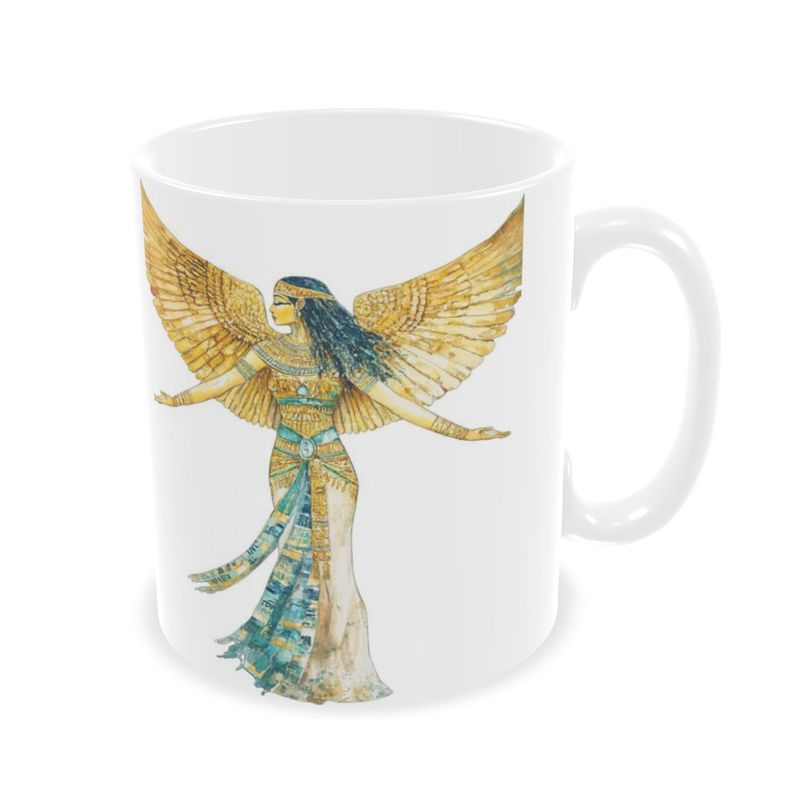 🇬🇧/🇩🇪 Isis – Pure Light · Ceramic Mug · Keramik-Tasse für deine Auszeit