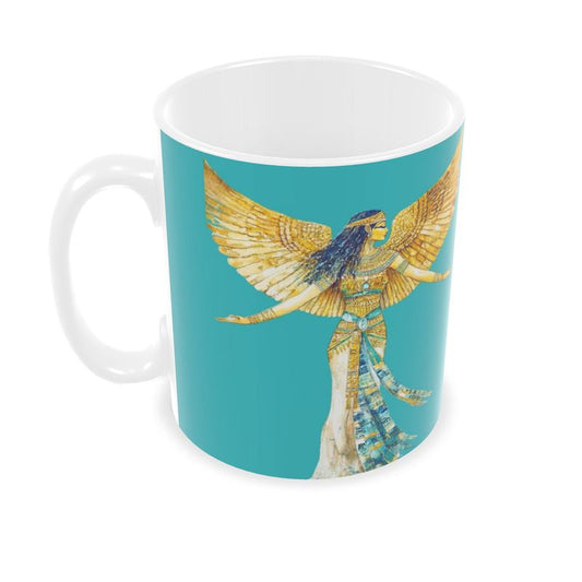 🇬🇧/🇩🇪 Isis – Soul Aqua Ray · Ceramic Mug · Keramik-Tasse für deine Auszeit