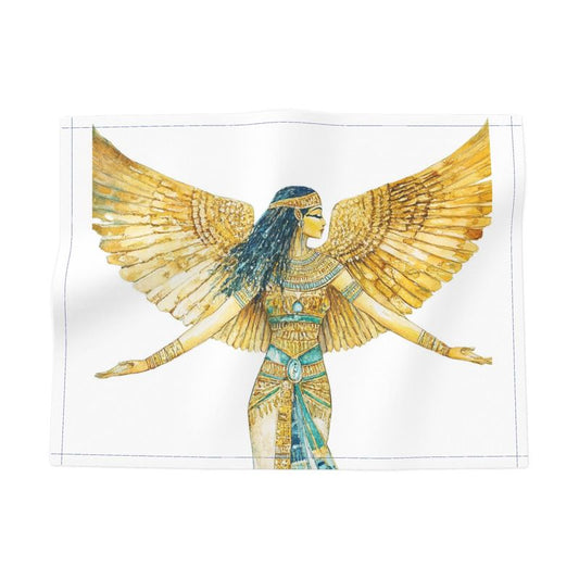 🇬🇧/🇩🇪 Isis – Pure Light · Designer Fabric Placemat · Heilige Tischkunst