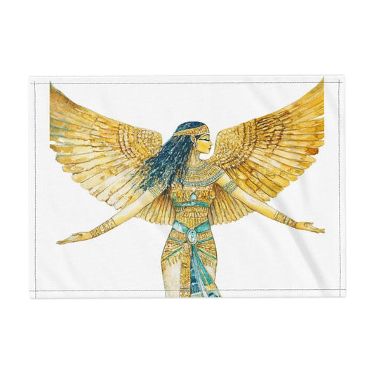 🇬🇧/🇩🇪 Isis – Pure Light · Designer Fabric Placemat · Heilige Tischkunst