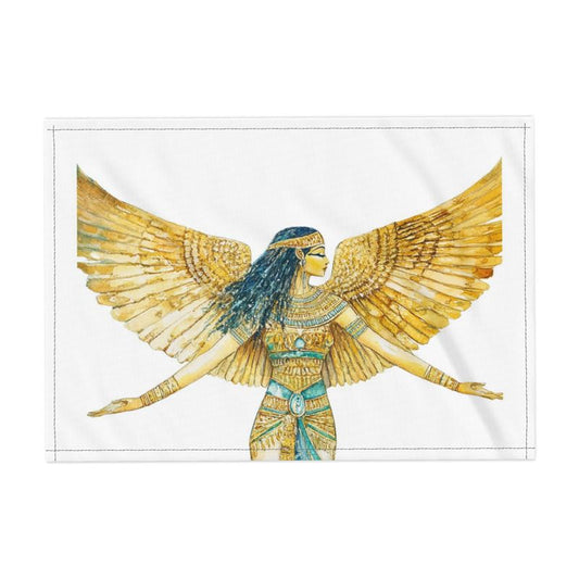 🇬🇧/🇩🇪 Isis – Pure Light · Designer Fabric Placemat · Heilige Tischkunst