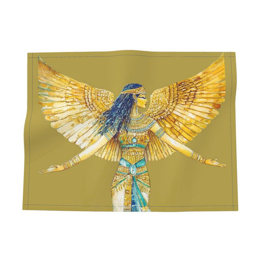 🇬🇧/🇩🇪 Isis – Temple Gold Light · Designer Fabric Placemat · Heilige Tischkunst