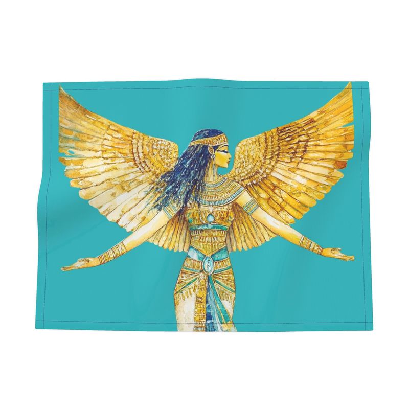 🇬🇧/🇩🇪 Isis – Soul Aqua Ray · Designer Fabric Placemat · Heilige Tischkunst