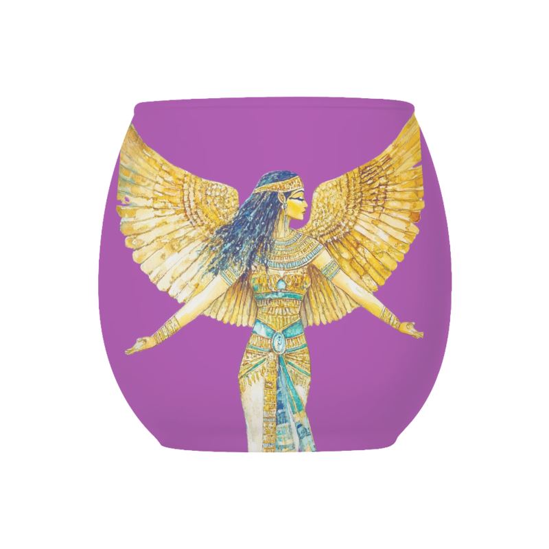 🇬🇧/🇩🇪  Isis – Mystic Violet Flame · Sacred Tealight Holder · Segenslicht