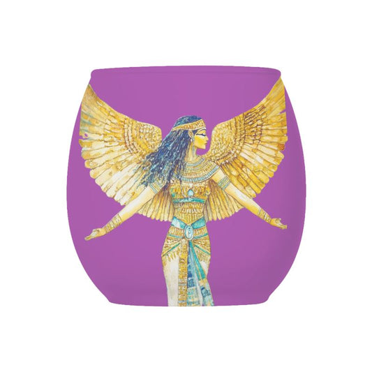 🇬🇧/🇩🇪  Isis – Mystic Violet Flame · Sacred Tealight Holder · Segenslicht