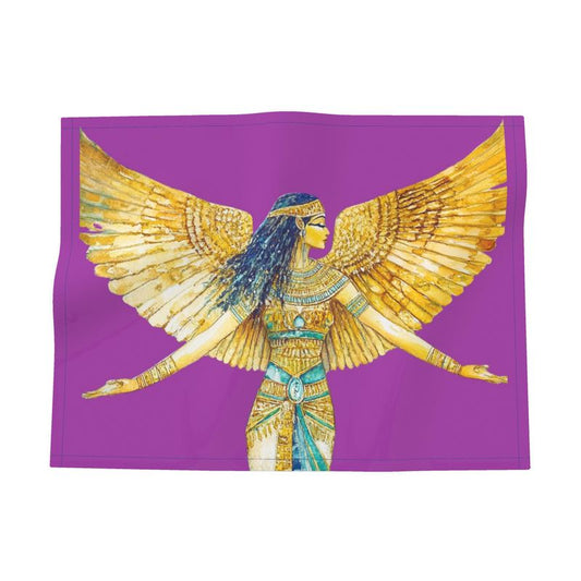 🇬🇧/🇩🇪 Isis – Mystic Violet Flame · Designer Fabric Placemat · Heilige Tischkunst
