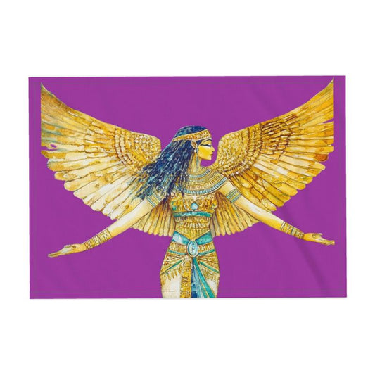 🇬🇧/🇩🇪 Isis – Mystic Violet Flame · Designer Fabric Placemat · Heilige Tischkunst