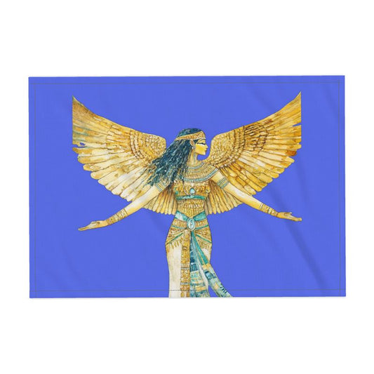 🇬🇧/🇩🇪 Isis – Royal Blue Radiance · Designer Fabric Placemat · Heilige Tischkunst