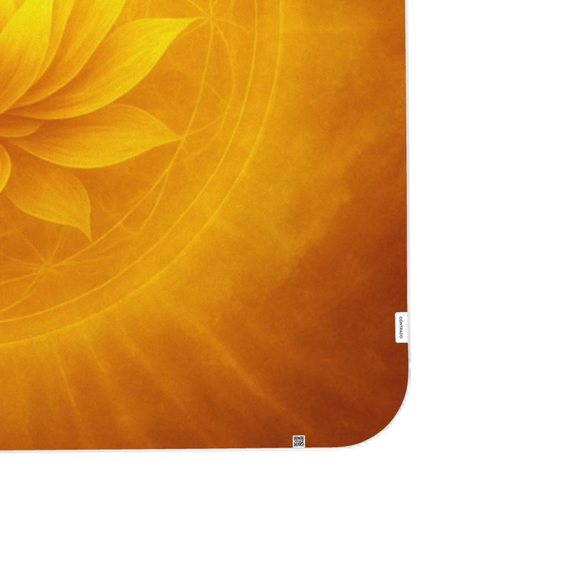 Golden Lotus - Single Layer Blanket Square