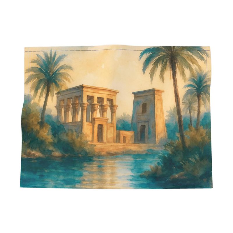Isis Temple Fabric Placemats