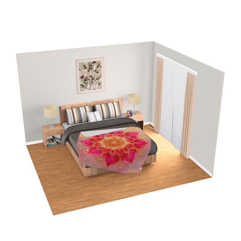 Rose Aurora - Single Layer Blanket Square