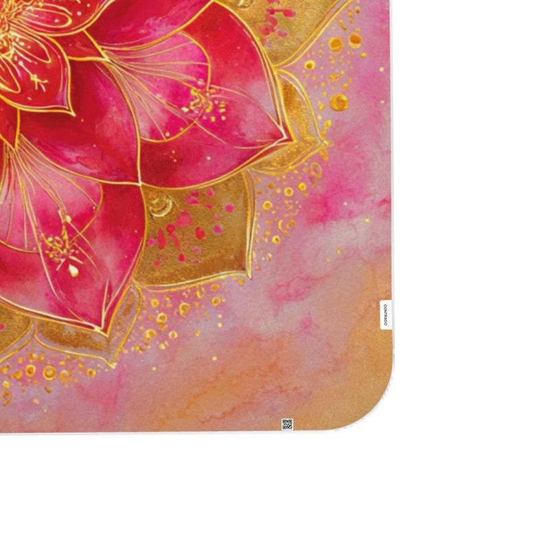 Crimson Glow - Single Layer Blanket square