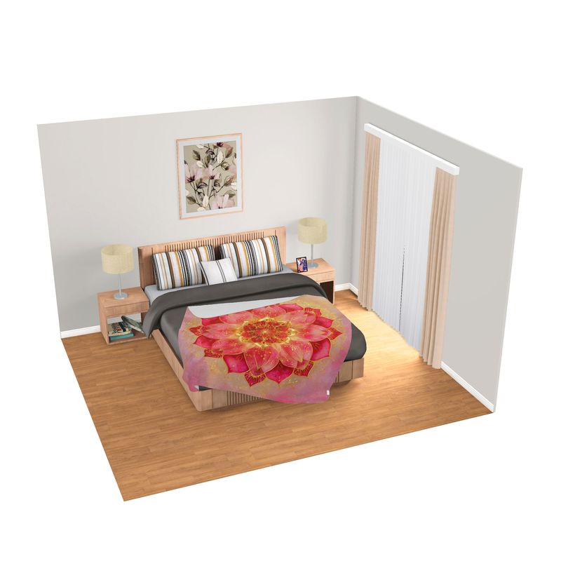Golden Ember - Single Layer Blanket Square