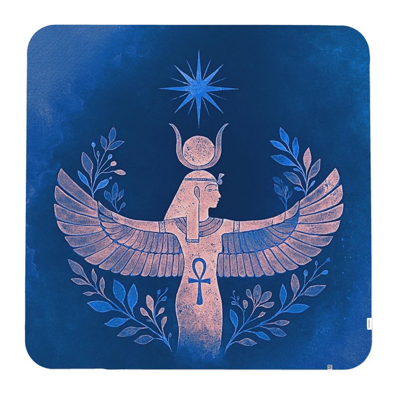 Isis Midnight - Single Layer Blanket Square
