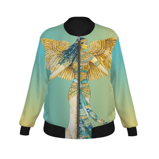 Isis Emerald Waters 🇬🇧 Designer Bomber Jacket for Women 🇩🇪 Damen Designer Bomberjacke