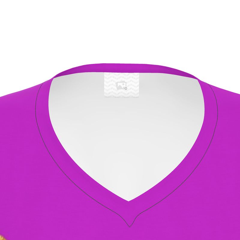 Isis Fuchsia Flame 🇬🇧 Designer Women’s Long Sleeve Shirt  🇩🇪 Designer Damen-Langarmshirt