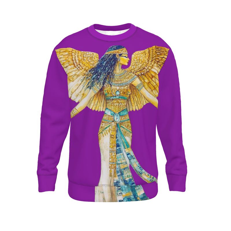 Isis Mystic Violet Flame 🇬🇧 Designer Sweatshirt for Women 🇩🇪 Damen Designer Sweatshirt