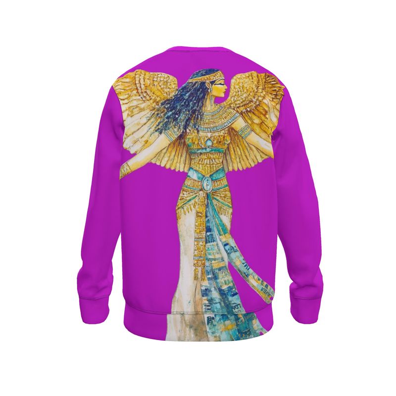 Isis Fuchsia Flame 🇬🇧 Designer Sweatshirt for Women 🇩🇪 Damen Designer Sweatshirt