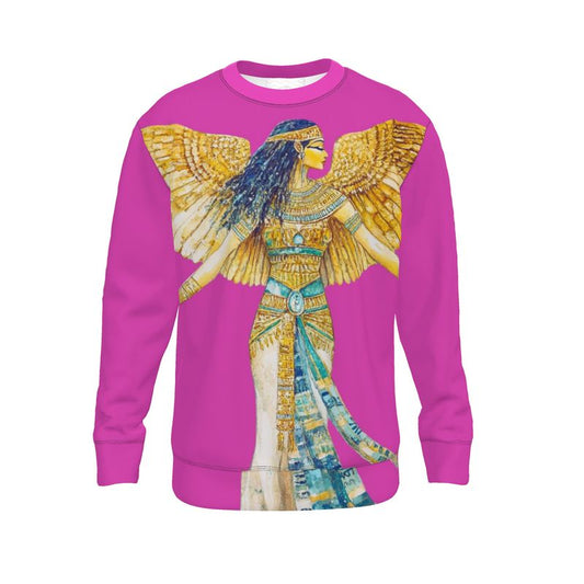 Isis Heart Rose Flame 🇬🇧 Designer Sweatshirt for Women 🇩🇪 Damen Designer Sweatshirt