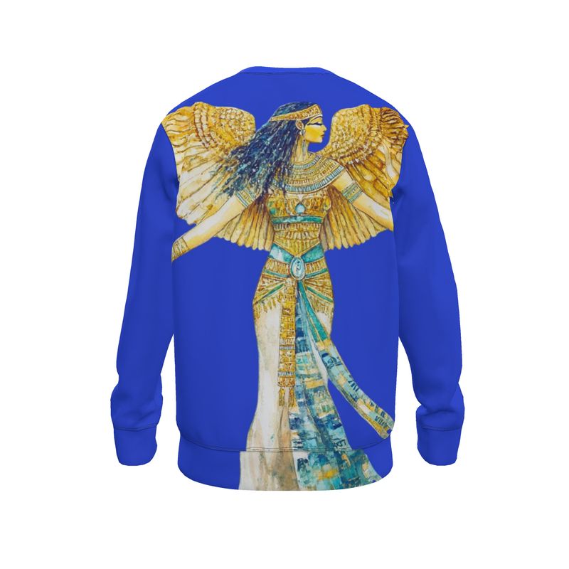 Isis Royal Blue Radiance 🇬🇧 Designer Sweatshirt for Women 🇩🇪 Damen Designer Sweatshirt