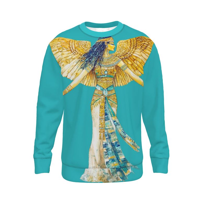 Isis Soul Aqua Ray 🇬🇧 Designer Sweatshirt for Women 🇩🇪 Damen Designer Sweatshirt