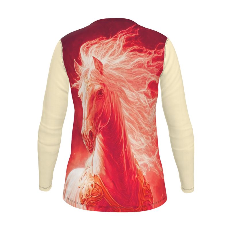 🇬🇧 Fire Horse 2026 Power Tee 🇩🇪 Feuerpferd 2026 Damen Power T-Shirt