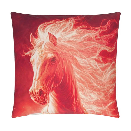 🇬🇧 Fire Horse 2026 Empowerment Pillow Cover 🇩🇪 Feuerpferd 2026 Kissenhülle der Kraft