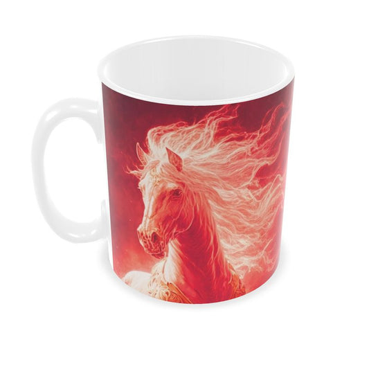 🇬🇧 Fire Horse 2026 Ceramic Mug 🇩🇪 Feuerpferd 2026 – Keramik-Trinkbecher